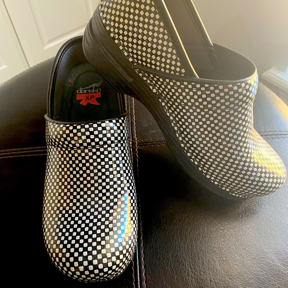 Dansko XP Black and White Clog- Size 36